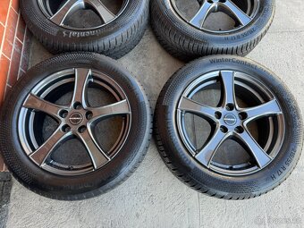 Alu 17" 5x112, Borbet Antracit zimní 80%, KaroQ TOP - 2