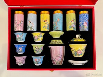 Krásná nová čínská čajová porcelánová souprava - 2