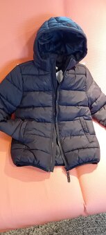 N.ová chlapecká zimní prošívaná bunda H&M vel.140 - 2