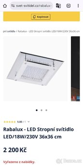 Stropní led světlo Rabalux Sharon - 2