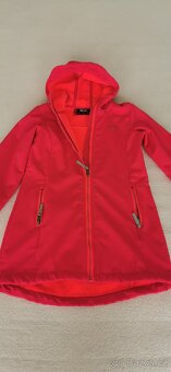 Dívčí softshelový kabát s kožíškem 134/140 - 2