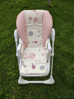 Jídelní dětská židlička Kinderkraft YUMMY pink - 2