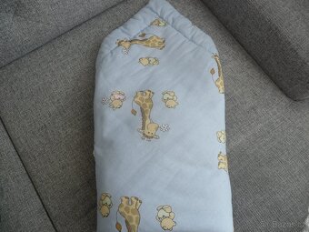 Dětská zavinovačka světle modrá - 2