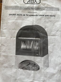 Krbová kamna s výměníkem 20kw - 2