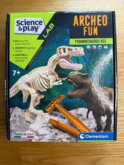 Clementoni Archeo Fun T-Rex, NOVÁ nerozbalená hra, -50% - 2