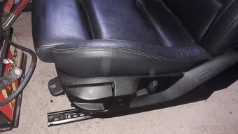 Bmw 5 f10 sedačky interiér kůže poloautomat - 2