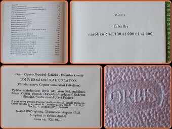 Universální kalkulátor 1955 ORBIS - 2