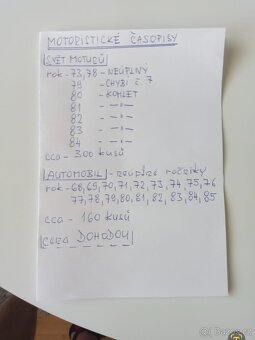 Sety časopisů- za odvoz - 2