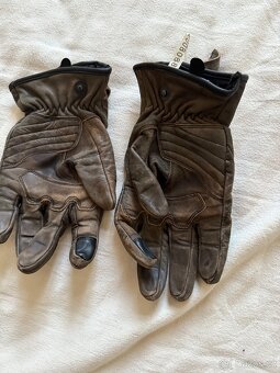 Kožené rukavice na moto - 2