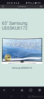 Televize Samsung Led Smart 4K, UE65KU6172 - 2