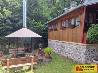 Lančov, chata 2+1, 25 m2 vlastní pozemek, posezení – chata - 2