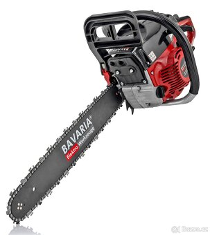 Motorová řetězová pila 5,5HP 2x řetěz 2x lišta +startér olej - 2