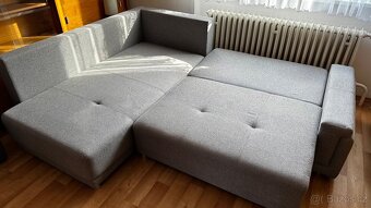 ROHOVÝ ROZKLÁDACÍ GAUČ S ÚLOŽNÝM PROSTOREM - 2