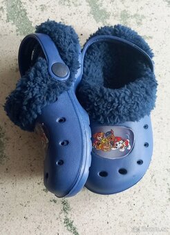 Zateplené dětské crocsy Tlapková patrola - 2