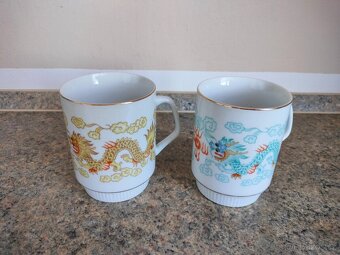 Dva snídaňové hrnířky pro pár, - 2