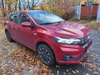 Dacia Sandero 999cm,67kw,03/2023. ČR, 1 majitel. - 2