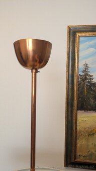 Funkcionalismus - Lustr UFO měděný, návrh J.Hůrka - 2