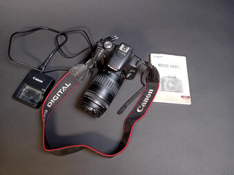 canon eos 500d + zoom canon ef  90 - 300mm - 2