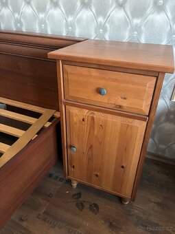 POSTEL + NOČNÍ STOLKY 160cm - 2