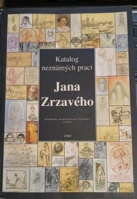 Jan Zrzavý - obraz , kresba na papíře, kubismus zn. posudek - 2