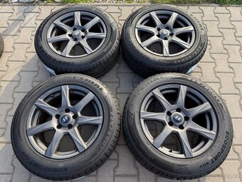 4x al kola 5x114.3 17 + NOVÉ pneu letní 225/60R17 - 2
