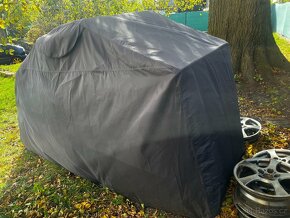Moto stan s konstrukcí a plechovou podlahou - 2