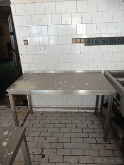 Sporák, ohřívací vana na gastro nádoby,stoly,dřezy - 2