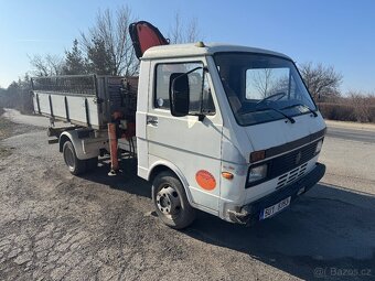 VW LT 55 TŘÍSTRANNÝ SKLÁPĚČ + HYDRAULICKÁ RUKA - 2