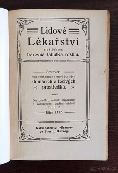 Kniha lidové léčitelství. - 2
