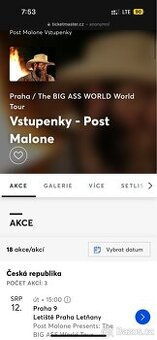 The BIG ASS WORLD World Tour POST MALONE 12.8.2025 Praha - 2