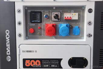 Prodám elektrocentrálu Daewoo DDAE10500DSE-3G - 2