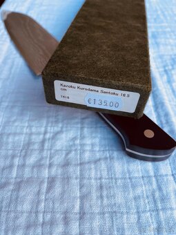 Japonský nůž Santoku - Damast 61.HRC - Nový - 2