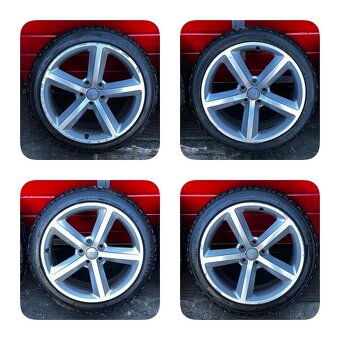 Original ALU kola Audi 18" 8J ET47 + zimní pneu 235/40/R18 - 2