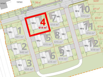 Prodej stavebního pozemku 614 m2, Velká Bystřice - 2