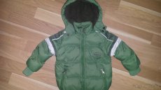 2x značková zimní chlapecká bundička 70/86 - 2
