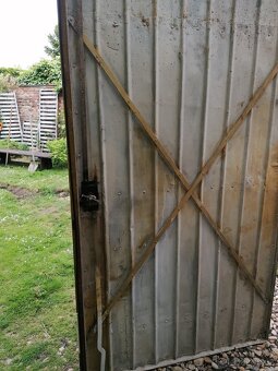 Prodám plechová křídla vrata - 2