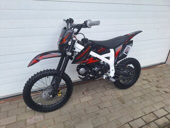dirtbike pitbike 125ccm KXD 612 17/14 - červená (el.start) - 2
