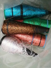 Šití - ozdobné nitě, dětské knoflíky - 2