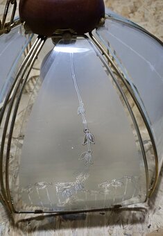 Použitá skleněná lampa - 2
