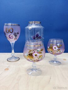 Váza a 3x sklenice - 2
