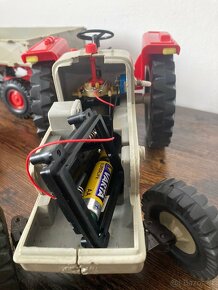 Traktor Anker / PIKO s vlečkou, funkční - 2