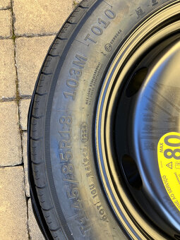 Dojezdová rezerva,  Dojezdové kolo Škoda Kodiaq 145/85 R18 - 2