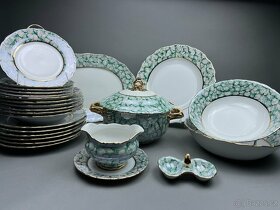 Nová porcelánová jídelní souprava/ listr-zlato, Starorolský - 2
