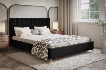 Čalouněná postel Lucie 2 s roštem - 2