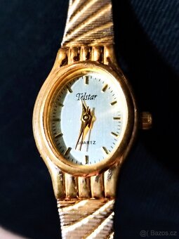Elegantní dámské hodinky zlatá Quartz 22g - 2