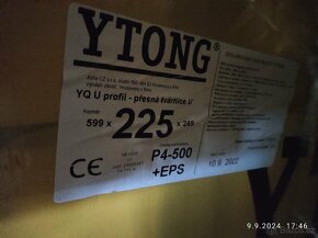 Ytong YQ U profil 599x225x249 - 2