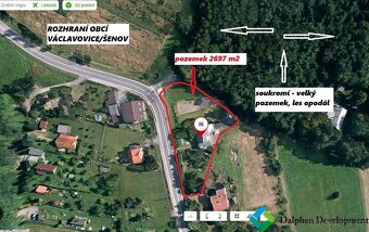 Prodej rodinného domu v obci Václavovice u Ostravy, pozemek - 2