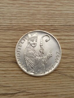 Stříbrná 200 Kč 1997 sv. Vojtěch - 2