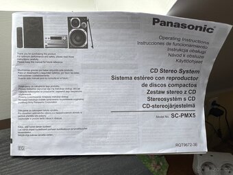 Panasonic Mikrověž CD přehrávač - 2