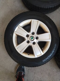 ALU kola R15,5x112,et 50,šířka 6,5 palce pneu 195/65/15 - 2